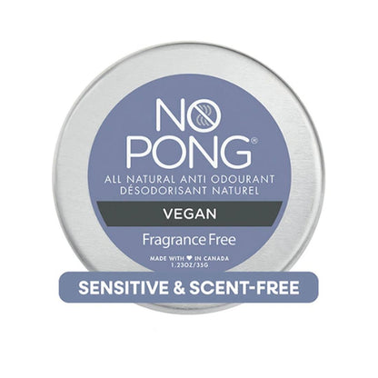 Fragrance Free Vegan All-Natural Anti Odourant - No Pong Deodorant No Pong Prettycleanshop