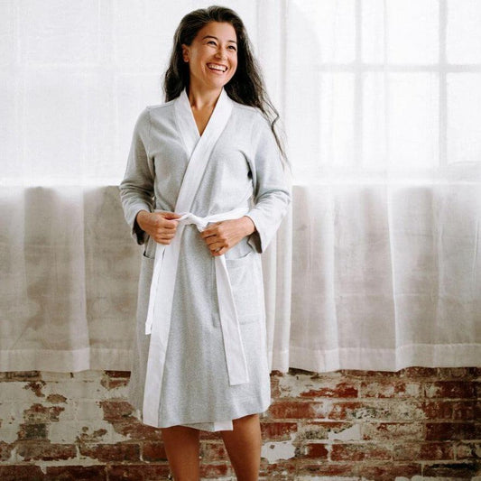 French Terry Cotton Robe Bathroom All You Are Prettycleanshop