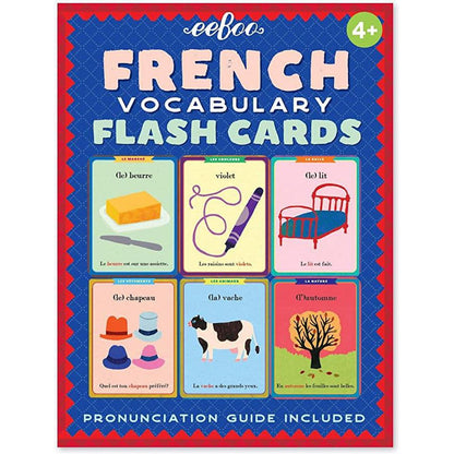 French Vocabulary Flash Cards for Kids by eeBoo Kids Eeboo Prettycleanshop