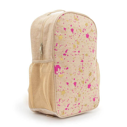 Fuchsia and Gold Splatter Backpack by SoYoung Baby and Kids SoYoung Prettycleanshop