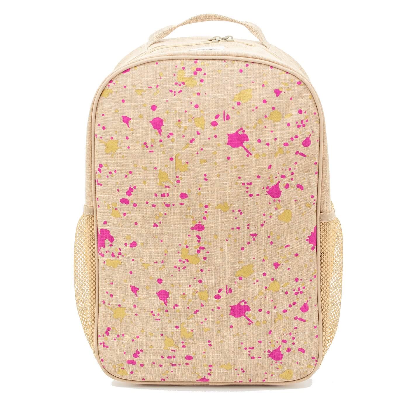 Fuchsia and Gold Splatter Backpack by SoYoung Baby and Kids SoYoung Prettycleanshop