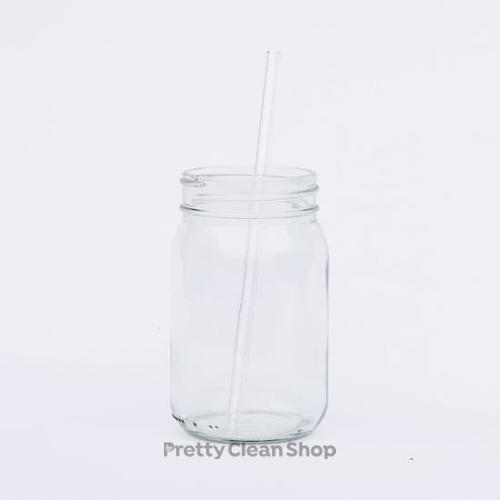 Glass Straws - Straight Drink Pretty Clean Shop Single Prettycleanshop