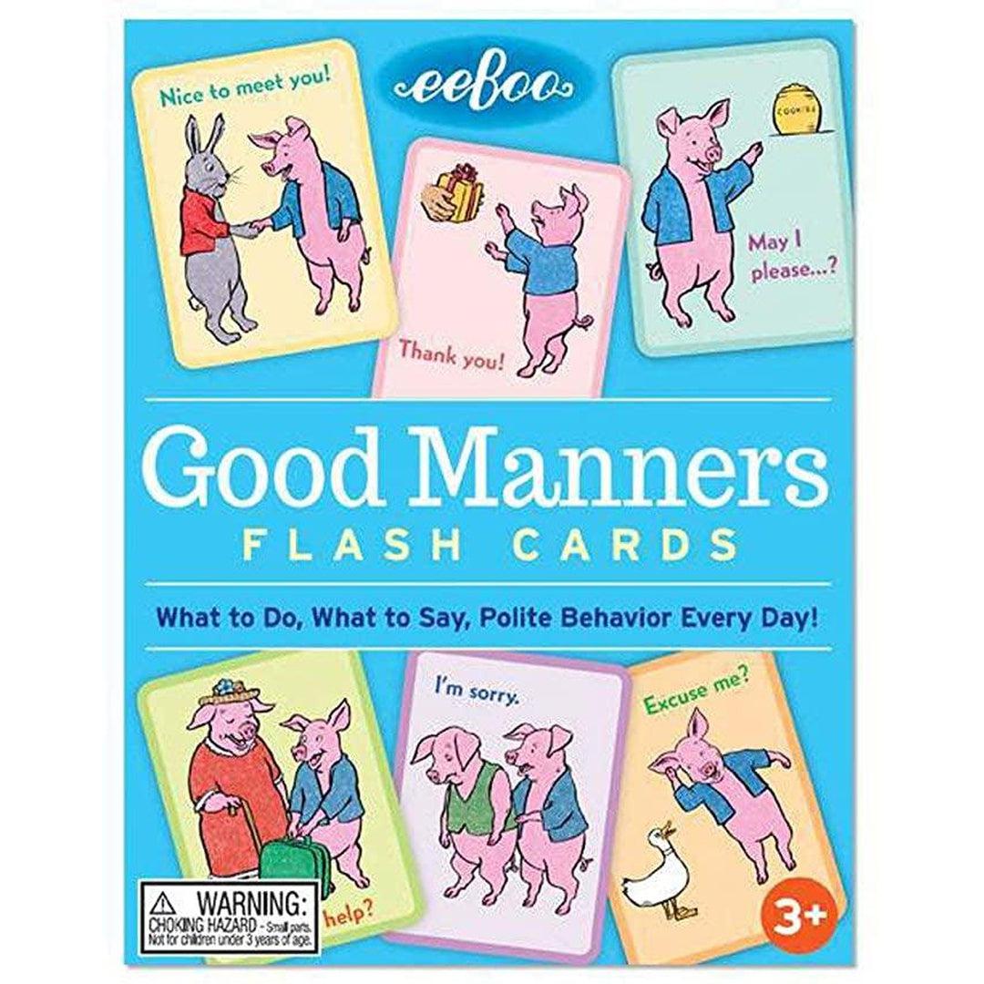 Good Manners Flash Cards for Kids by eeBoo Kids Eeboo Prettycleanshop
