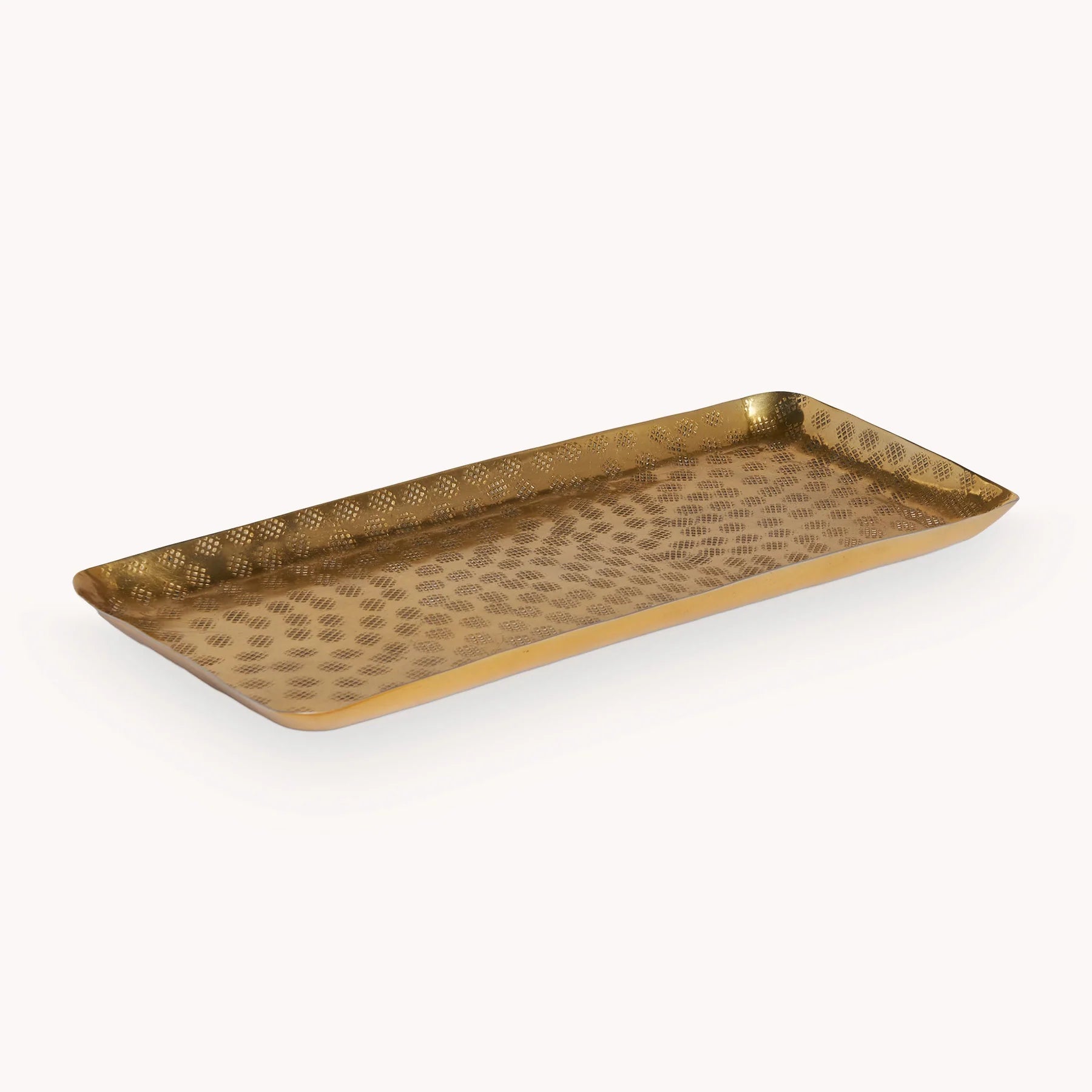 Hammered Tray - Rectangle - Gold Living Pokoloko Prettycleanshop