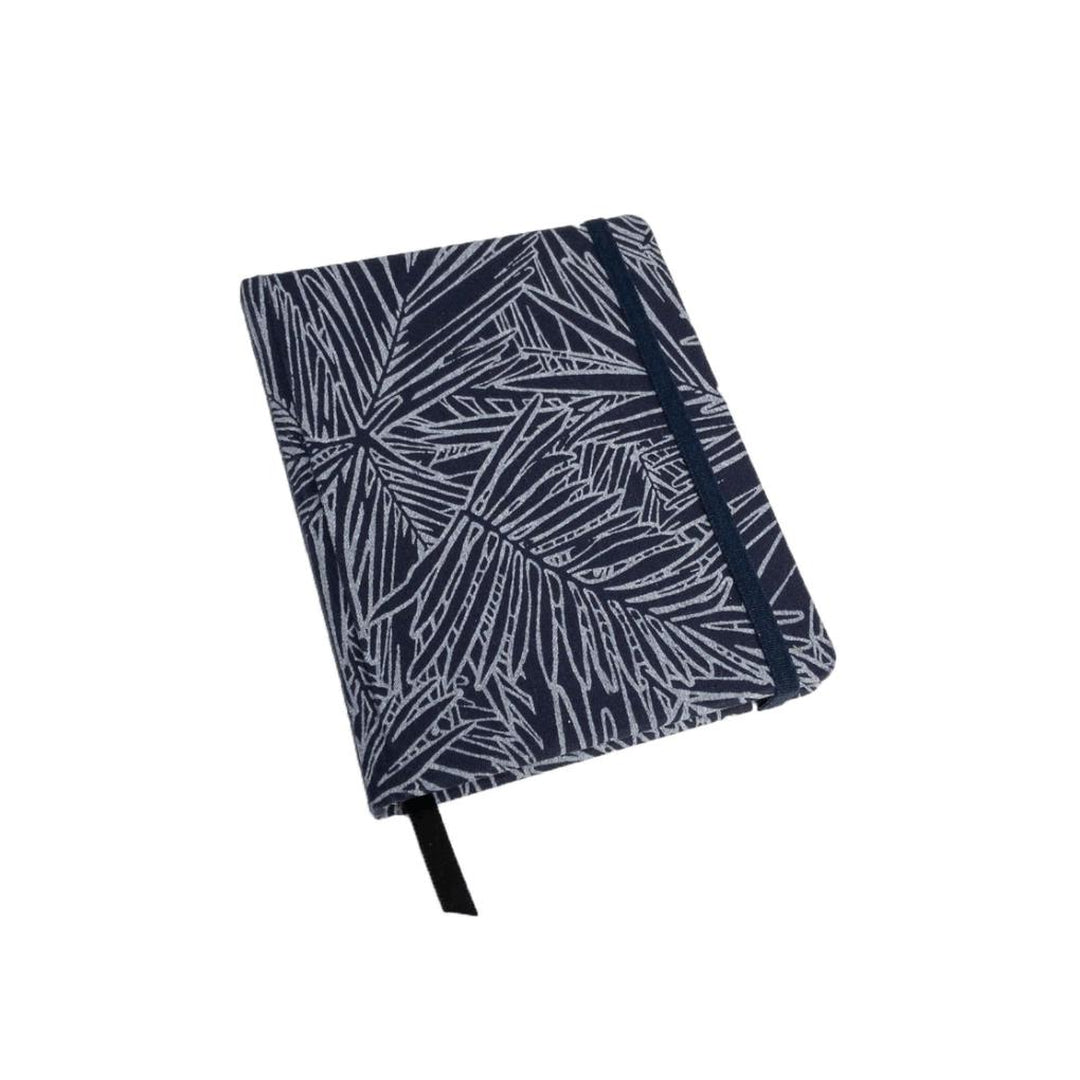 Handmade Hardcover Fabric Notebook Living Catalina Sanchez Palm Leaves - Pocket Prettycleanshop