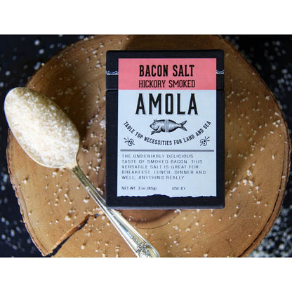 Hickory Smoked Bacon Salt by Amola Salt Kitchen Amola Salt Prettycleanshop