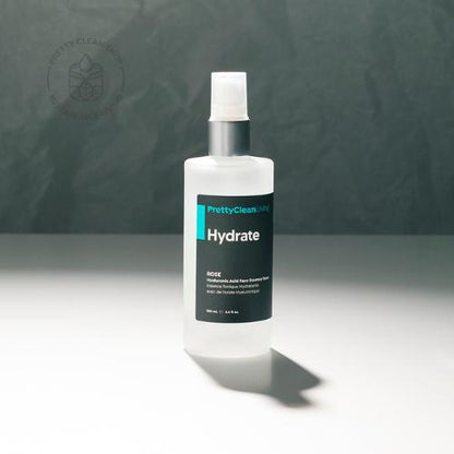 Hyaluronic Acid Face Toner Essence Skincare Pretty Clean Living 100mL glass bottle Prettycleanshop