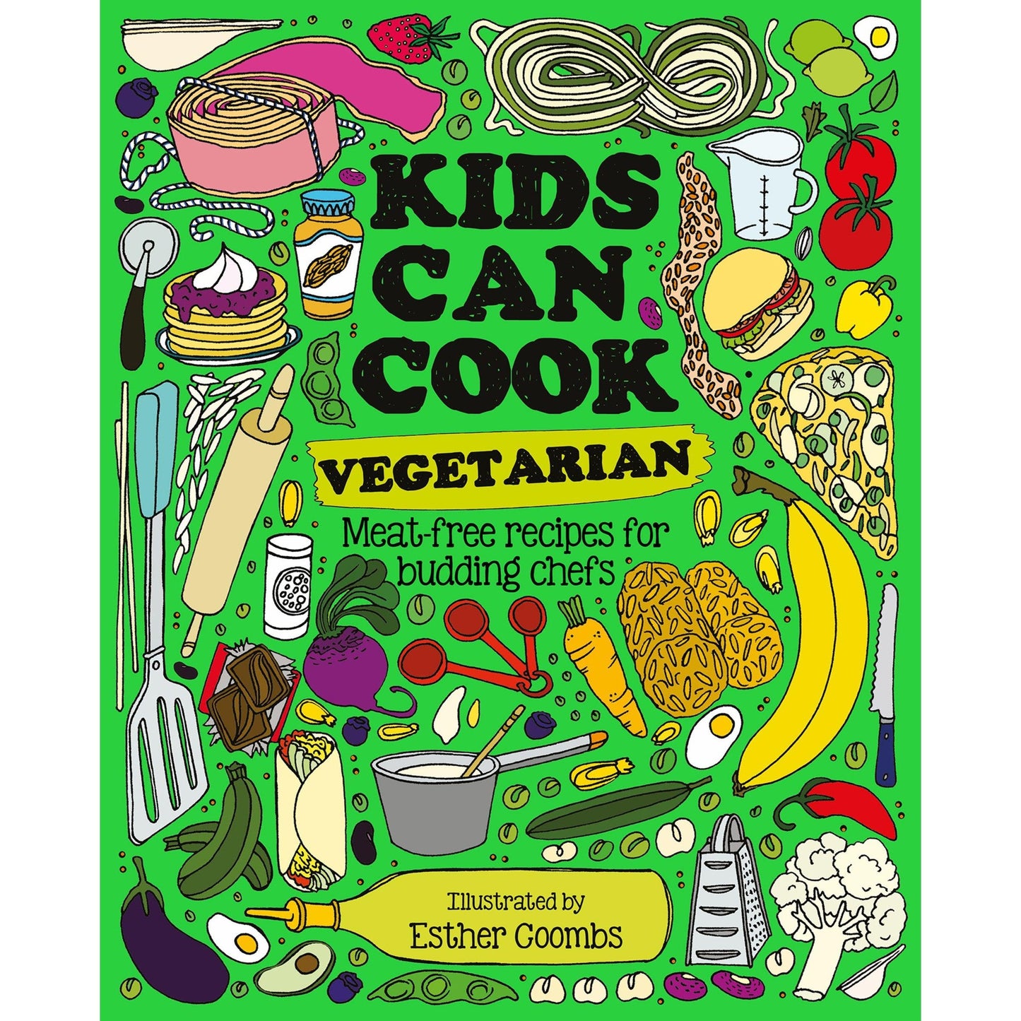 Kids Can Cook Vegetarian Illustrated by Esther Coombs Books Books Various Prettycleanshop