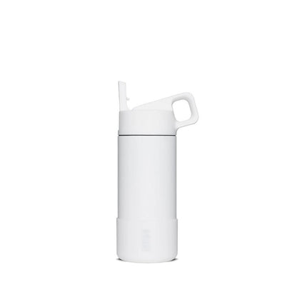 Kids Wide Mouth Water Bottle - 12oz with Straw - by MiiR on the go MiiR White Prettycleanshop