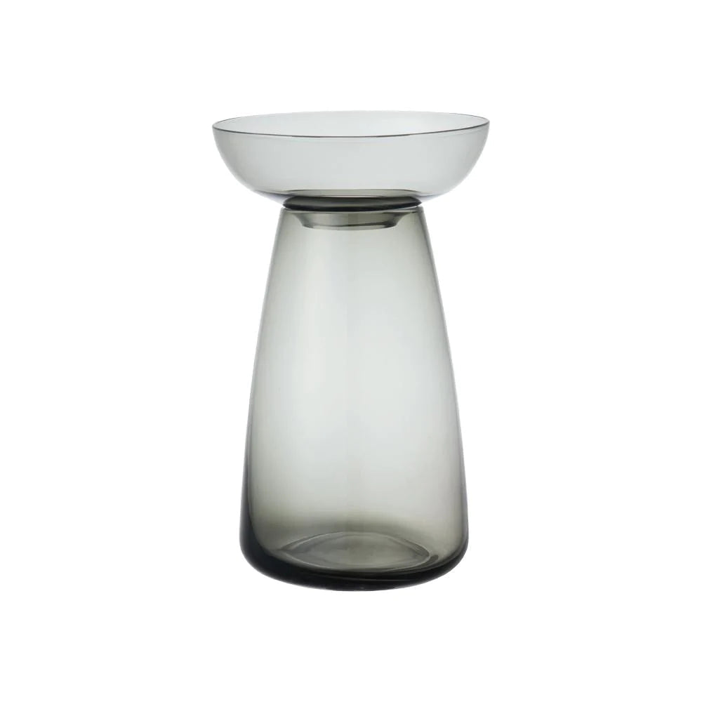 Kinto AQUA CULTURE Vase - Gray Living Kinto Gray 120mm Prettycleanshop