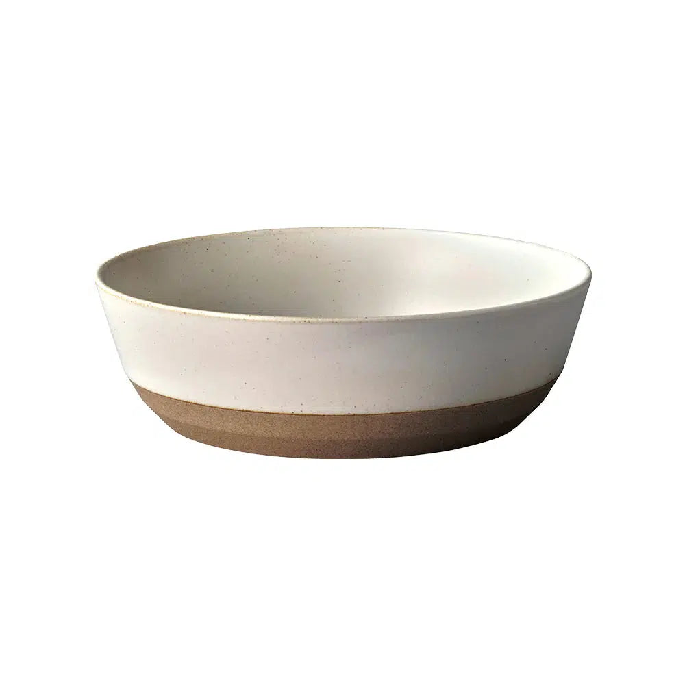 Kinto Ceramic Lab Bowl - WHITE 220mm Kitchen Kinto Prettycleanshop