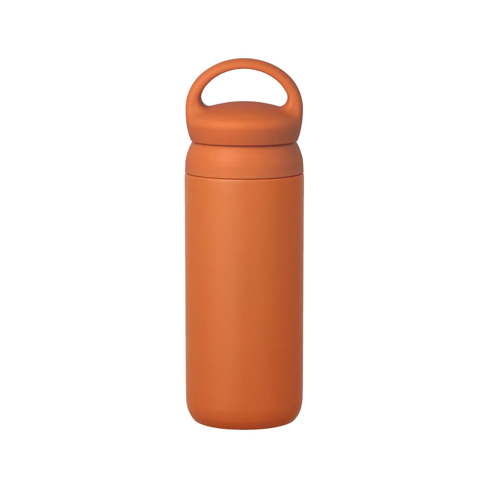 Kinto Day Off Tumbler Water Bottle - 500mL on the go Kinto Orange Prettycleanshop