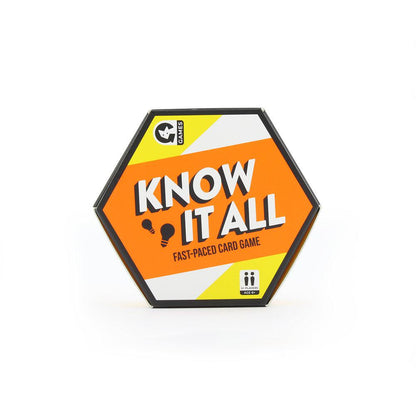 Know It All Hexagon Card Game Games Ginger Fox Prettycleanshop