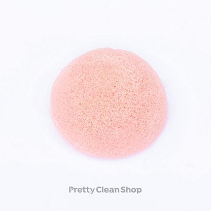 Konjac Sponge Skincare Pretty Clean Living Pink Clay Prettycleanshop