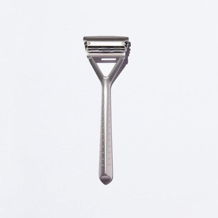 Leaf Shave Razor with Pivoting Head Grooming Leafshave Silver Prettycleanshop