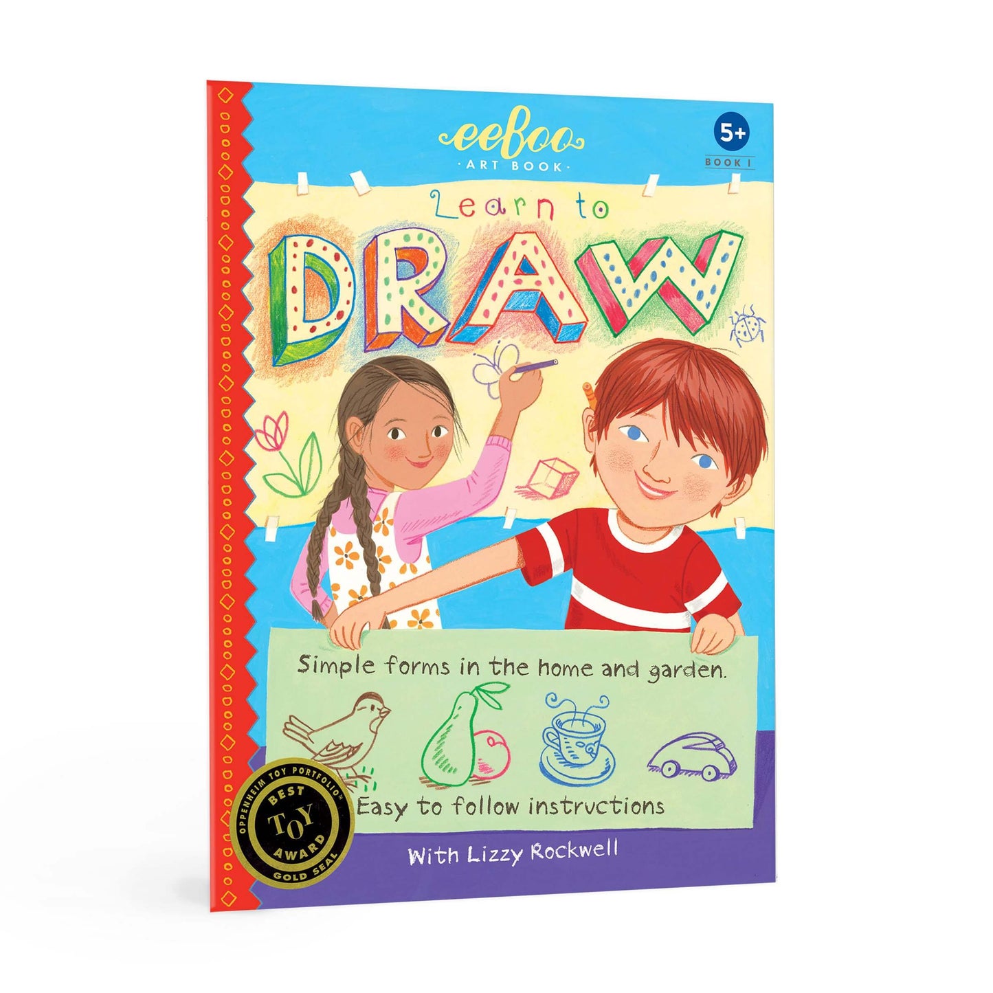 Learn to Draw Simple Forms with Lizzy Rockwell by eeBoo Kids Eeboo Prettycleanshop