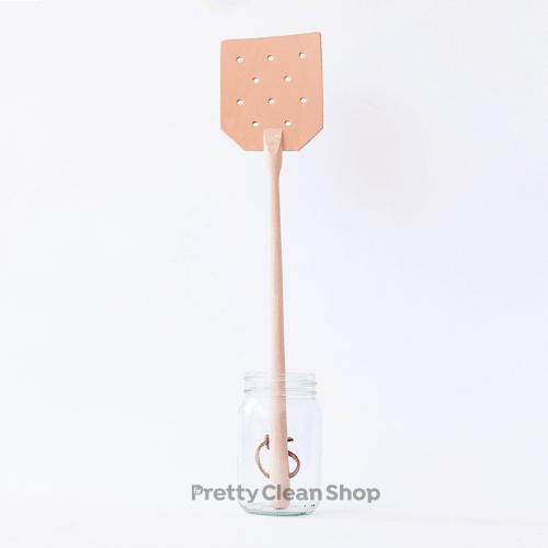 Leather Fly Swatter by Redecker Living Redecker Prettycleanshop
