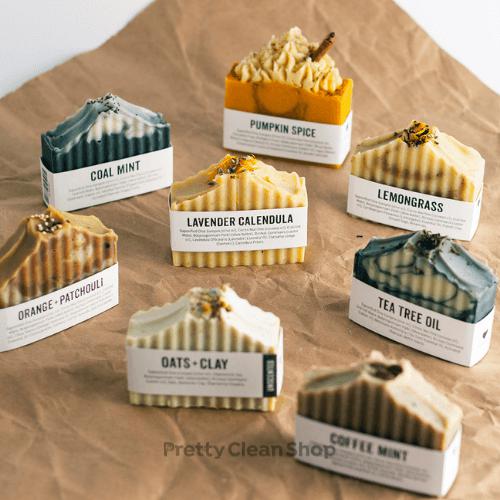 Lemongrass Artisanal Soap Bar Bath and Body Lambton Valley Prettycleanshop