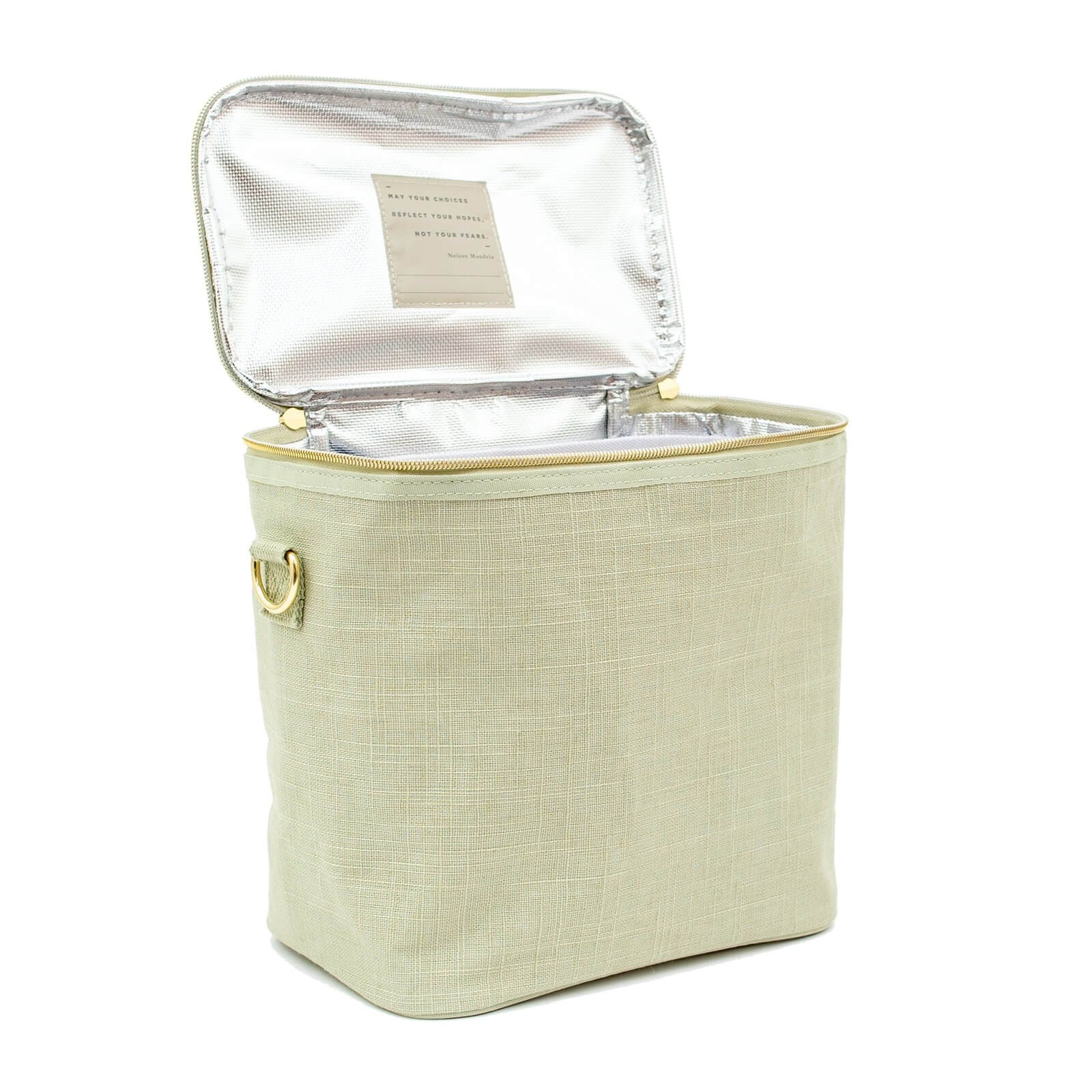 Linen Lunch Poche Bag - Sage Green - by SoYoung on the go SoYoung Prettycleanshop