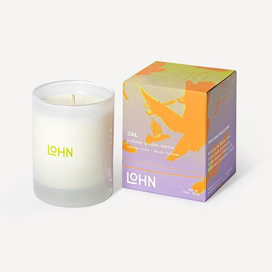 LOHN JAL / Saffron & Vanilla Candle Living Lohn Prettycleanshop