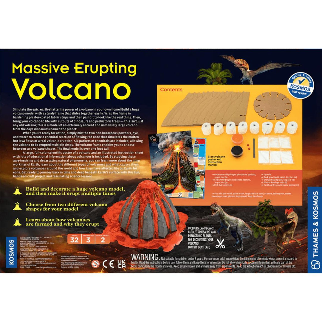 Massive Erupting Volcano Games Thames & Kosmos Prettycleanshop