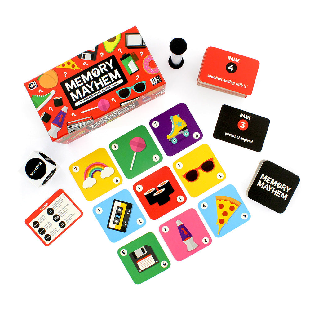 Memory Mayhem Party Game Games Ginger Fox Prettycleanshop
