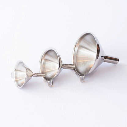 Mini Stainless Steel Funnels - Set of 3 Kitchen Danesco Prettycleanshop