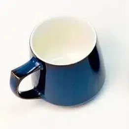 Mino Yaki Dark Blue Japanese Porcelain Mug Kitchen Japanese Porcelain Prettycleanshop