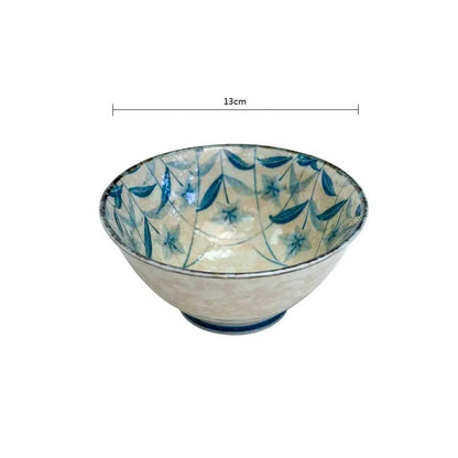 Mino Yaki Yellow Mud Platycodon Japanese Porcelain Small Bowl Kitchen Japanese Porcelain Prettycleanshop