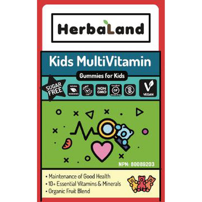 Multivitamin gummies for kids (Sugar-Free) Wellness Herbaland Prettycleanshop