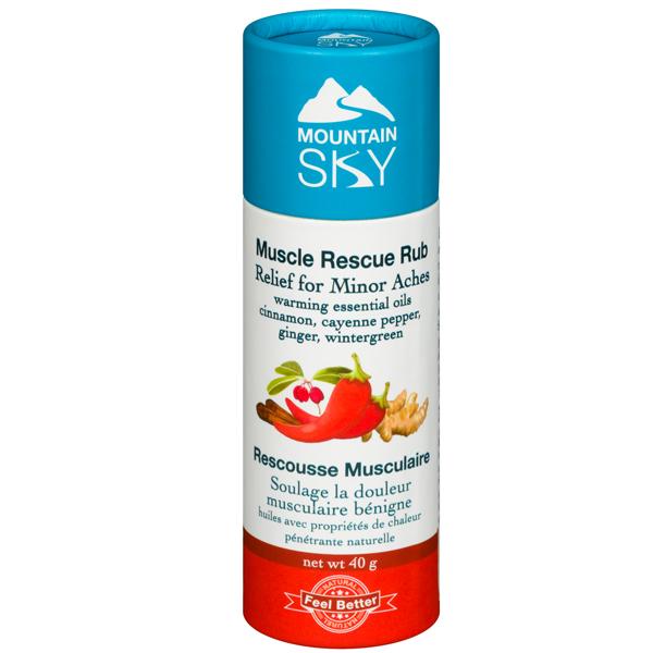 Muscle Rescue Rub by Mountain Sky Personal Care Mountain Sky Soaps Prettycleanshop