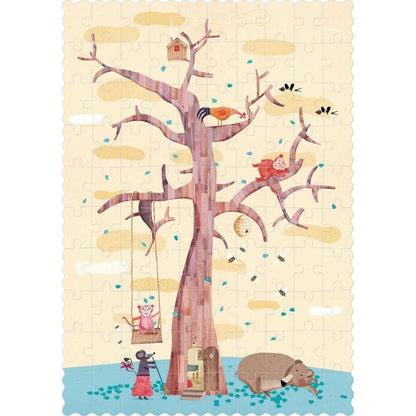 My Tree Reversible Pocket Puzzle 100pc by LONDJI Kids Londji Prettycleanshop
