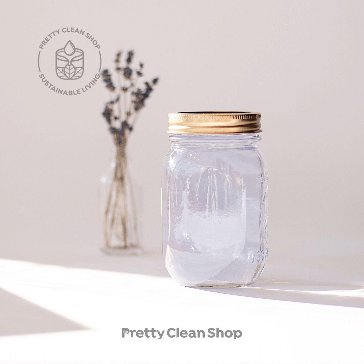 Olive Oil Foaming Hand Soap - Pure Lavender Bathroom Soapstones 500ml glass jar (REFILLABLE, includes $1.25 deposit) Prettycleanshop