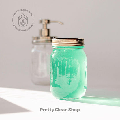 Olive Oil Foaming Hand Soap - Rosemary Mint Bathroom Soapstones 500ml glass jar (REFILLABLE, includes $1.25 deposit) Prettycleanshop