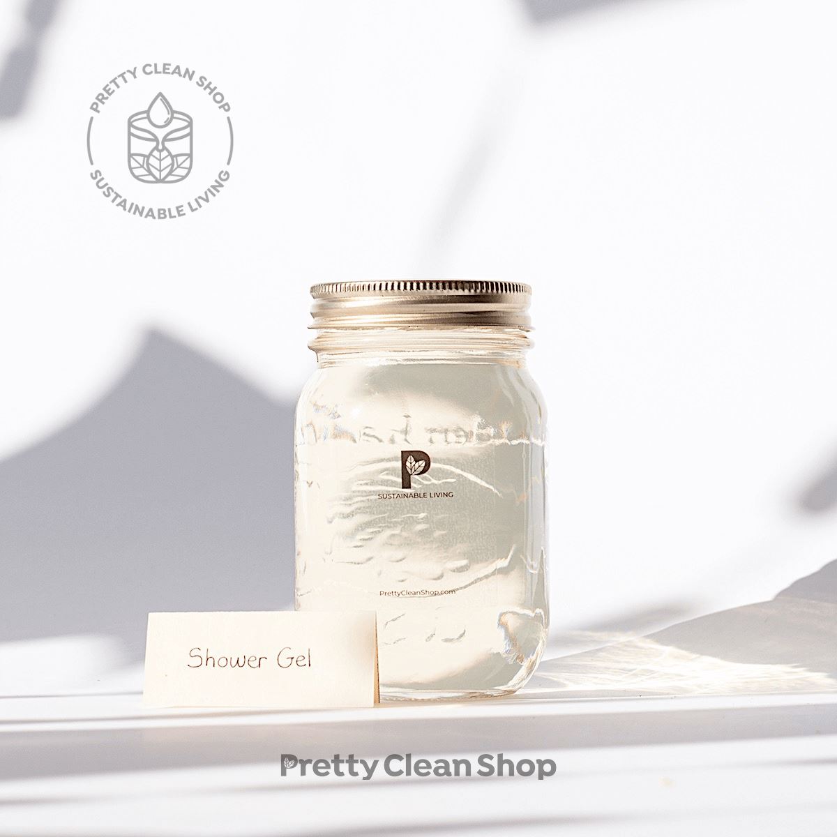 Oneka Shower Gel - Angelica & Lavender Hair Oneka 500ml glass jar (REFILLABLE, includes $1.25 deposit) Prettycleanshop