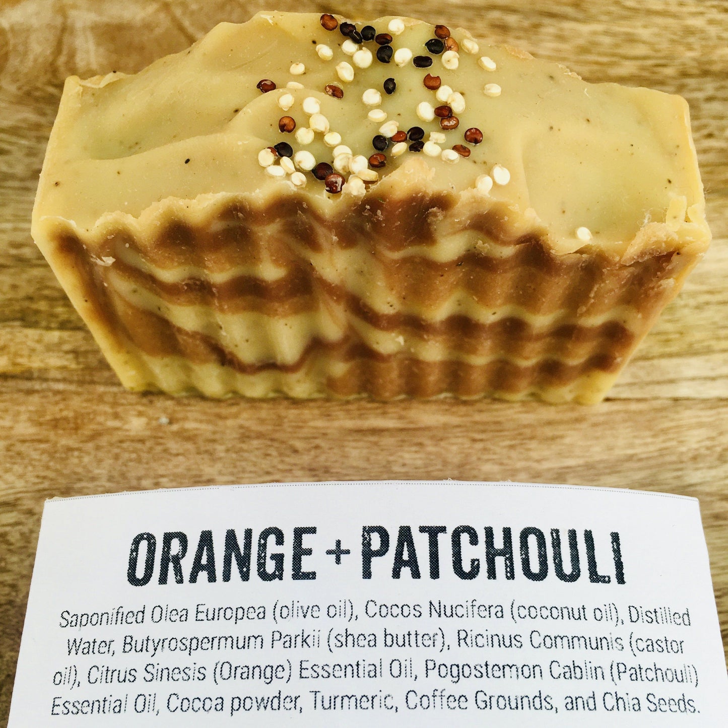 Orange Patchouli Artisanal Soap Bar Bath and Body Lambton Valley Default Title Prettycleanshop