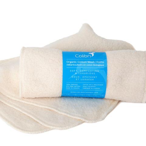 Organic Cotton Sherpa Wash Cloths - Set of 5 Skincare Colibri Prettycleanshop