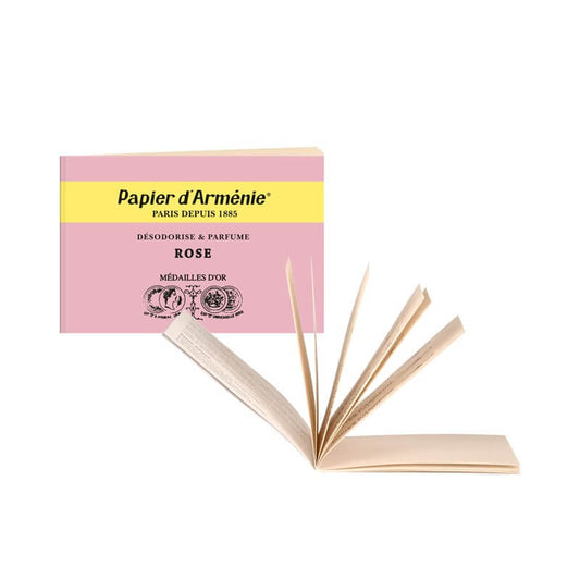 Papier D'Arménie - Rose - Home Fragrance Notebook Aromatherapy Pretty Clean Shop Prettycleanshop