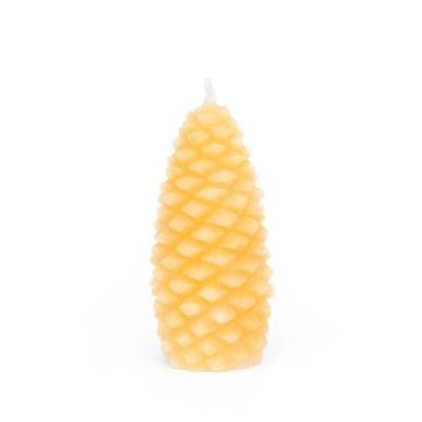 Pine Cone Beeswax Candle Holiday Beeswax works Prettycleanshop