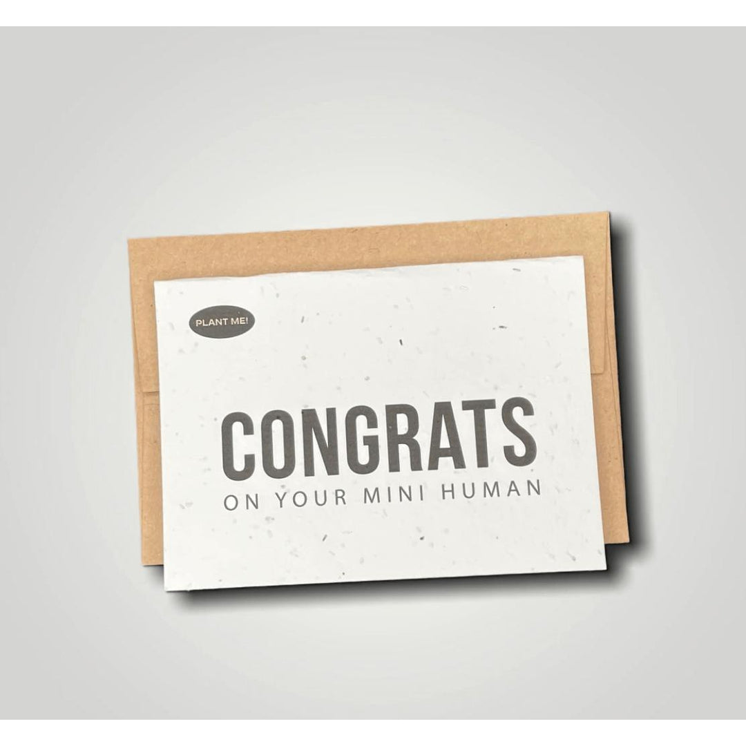 Plantable Greetings Cards - Congratulations Living Plantable Greetings Prettycleanshop
