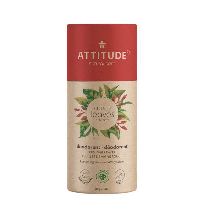Plastic Free Natural Deodorant - Red Vine Leaves - by Attitude Personal Care Attitude Prettycleanshop