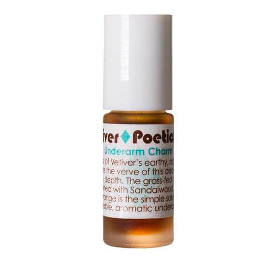 Poetic Pits Vetiver Deodorant by Living Libations Bath and Body Living Libations Prettycleanshop
