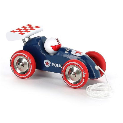 Pull Along Racing Police Car by VILAC Kids Vilac Prettycleanshop