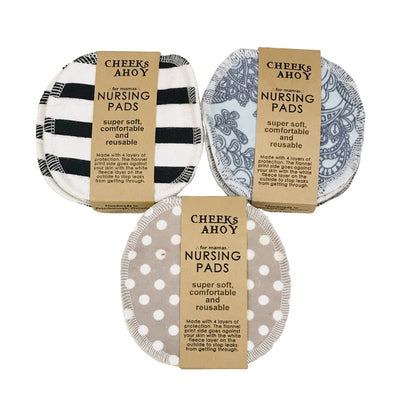 Reusable Nursing Pads - 2 pairs Baby and Kids Cheeks Ahoy Prettycleanshop