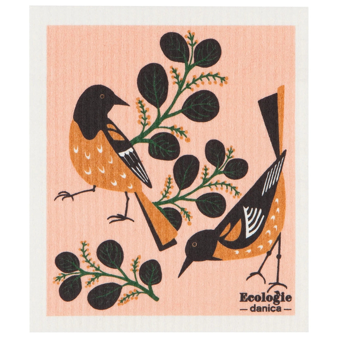 Reusable Swedish Sponges - Animals - by Ecologie Kitchen Now Designs Orioles Prettycleanshop