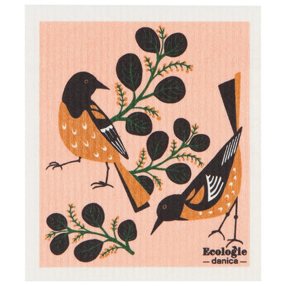 Reusable Swedish Sponges - Animals - by Ecologie Kitchen Now Designs Orioles Prettycleanshop