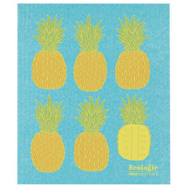 Reusable Swedish Sponges - Fruits & Veggies - by Ecologie Kitchen Now Designs Pineapples Prettycleanshop