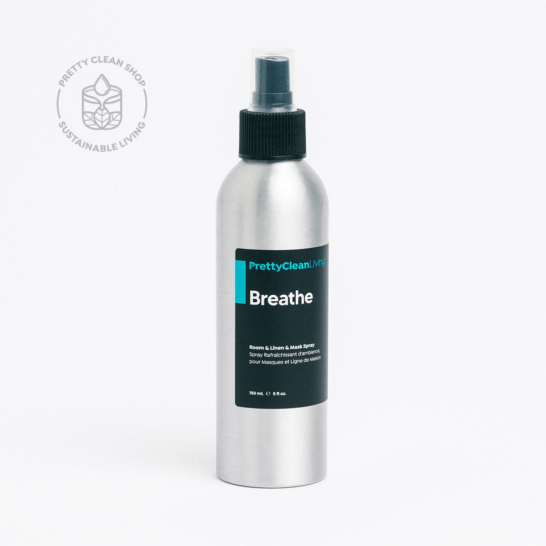 Room, Linen, Mask Spray - BREATHE Aromatherapy Pretty Clean Living 150mL aluminum bottle Prettycleanshop