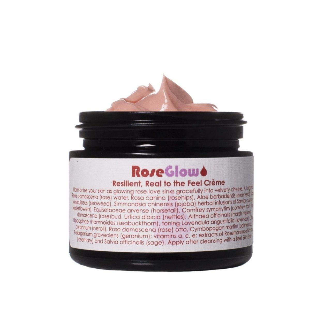 Rose Glow Cream by Living Libations Skincare Living Libations Prettycleanshop