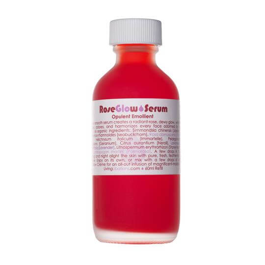 Rose Glow Serum by Living Libations Skincare Living Libations 60ml REFILL bottle Prettycleanshop
